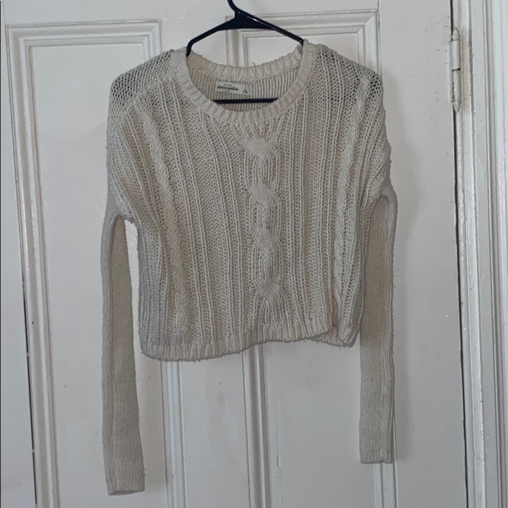 Abercrombie Kids White Sweater